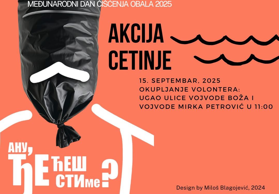 CleanUp Montenegro na Cetinju: građani i mladi za ljepši grad