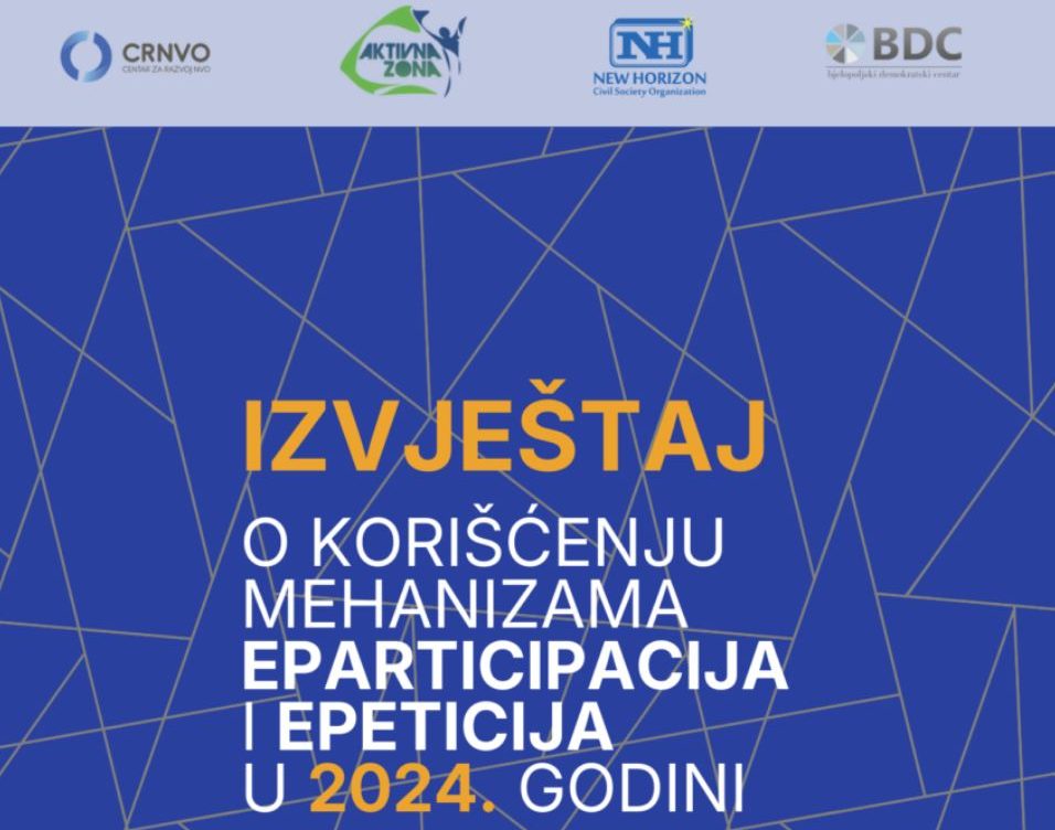 Izvještaj o korišćenju mehanizama e-paticipacije i e-peticije za 2024.