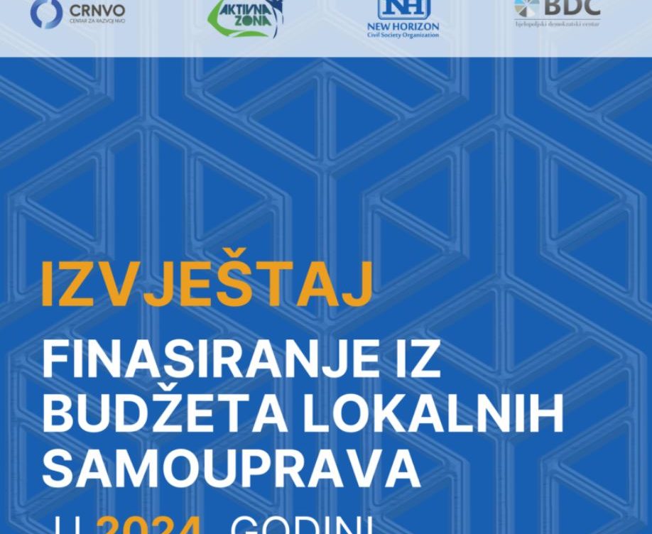 Izvještaj finansiranje iz budžeta lokalnih samouprava 2024.