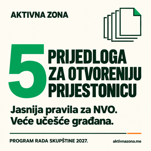 Pet prijedloga za otvoreniju Prijestonicu i jasnija pravila finansiranja NVO